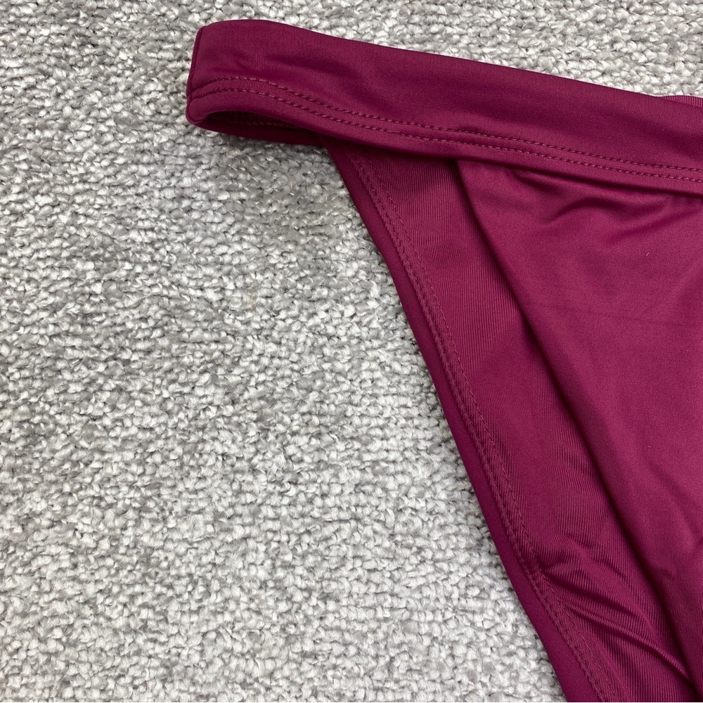 Andie The Caicos Bottom Womens Medium Purple High Waisted Hi Cut Swim AB367-PLUM - Picture 4 of 10